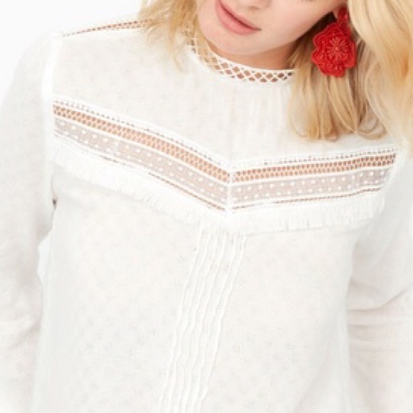 Stella&dot Mae Top.  S.  White. - Picture 2 of 3